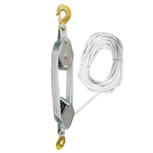 270° Rotatable Rope Pulley Block Zinc Alloy Hook Handheld Crane Heavy Duty G3Z3 - Picture 1 of 8