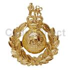 Royal Marines Sergeants Gold Gilt Cap Badge