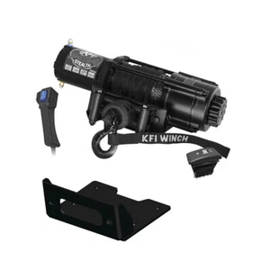 4500 lb KFI Stealth Wide Winch Combo Kit (M6) For 2018 John Deere Gator XUV 865R - Picture 1 of 4