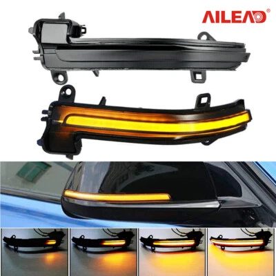 2x Led Außenspiegel Spiegelblinker für BMW F20 F21 F30 F31 F33 E84 X1 | Schwarz - Bild 1 von 4