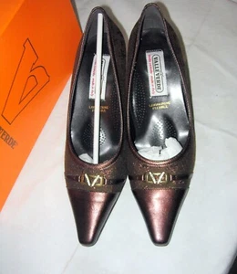 FAVOLOSE SCARPE IN PELLE VALLEVERDE TACCO MEDIO - OFFERTA - Foto 1 di 2
