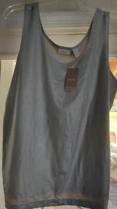 Chico's Women's Silver Metallic Sleeveless Tank Size 3 NWT - Picture 1 of 4