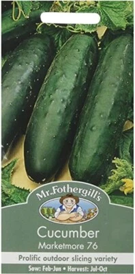 Mr Fothergill's  marketmore cucumber seeds 76 ......25seeds sow before 2027 - Image 1 of 2