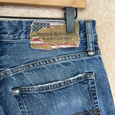 DENIM & SUPPLY Ralph Lauren Straight Leg Selvedge Jeans Size 30X32 - Image 1 of 4