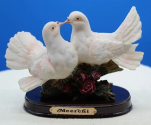 Vintage Meerchi Kissing Wedding Doves Figurine - Picture 1 of 5