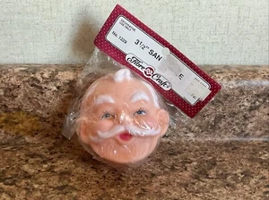 Fibre Craft Gummi Weihnachtsmann Gesicht 3 1/2, Nr. 1229 Neu Versiegelte Verpackung - Bild 1 von 4