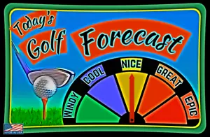 ¡LETRERO DE GOLF CALIBRE AJUSTABLE! 8""X12"" ¡METAL PARA TODO CLIMA! BARRA DE AGUJERO 19 MAN CAVE - Imagen 1 de 1