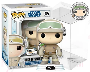 Star Wars Funko POP 34 Hoth Luke Skywalker Hoth Amazon Exclusive Clear Protector - Picture 1 of 15