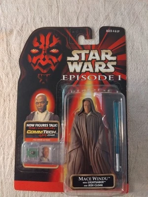 Figurine Star Wars Episode 1 La Menace Fantôme - Mace Windu (Maître Jedi) - Photo 1/4