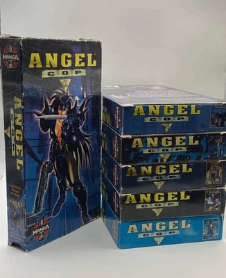 Angel Cop Anime VHS Set Complete Collection (6 Vols., 1996) DUB — Vintage Manga - Image 1 of 4