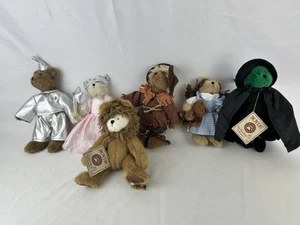 Boyds Bears Wizard Of Oz Collection 6 Piece Jointed Plush Set 567934 Complete - Bild 1 von 11