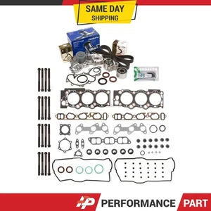 Head Gasket Set Timing Belt Kit AISIN Water Pump Fit 88-91 Toyota 2VZFE - Picture 1 of 12