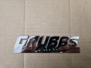 Grubbs Infiniti Volvo Dallas Texas TX Metal Car Dealership Dealer Emblem Badge - Picture 1 of 3