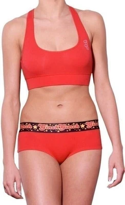 Calzoncillos para mujer Ginch Gonch bolas de fuego atómicas Gogo algodón rojo nuevos con etiquetas Foto 1 de 2