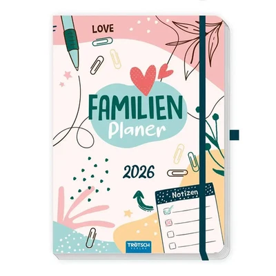 Trötsch Wochenbuch Familienplaner 2026 Trötsch Verlag GmbH & Co. KG Kalender
