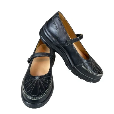 Dr. Comfort Paradise Mary Jane Shoes Womens 8.5 M Black Leather Orthopedic LIFT - Image 1 of 4