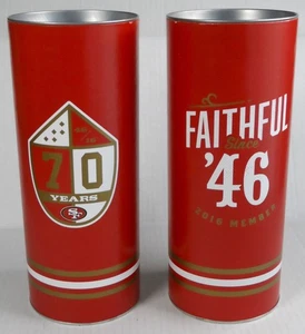 2er Set '46 SAN FRANCISCO 49ERS Faithful members 70 Years Coin Bank & Scarf 1946 R - Bild 1 von 5
