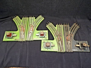 PreWar Lionel Green #021 2 Pairs of Right & Left Hand Switches O-Gauge - Picture 1 of 9
