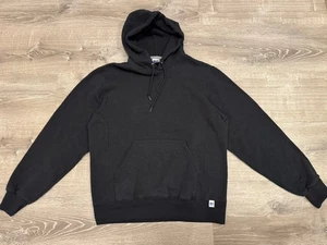 Vintage 90s Russel Pullover Hoodie Herren Gr. M schwarz - Bild 1 von 5