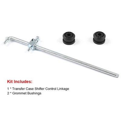 Transfer Case Control Lever Shift Linkage Rod & Bushings Kit For Dodge Ram - Image 1 of 4