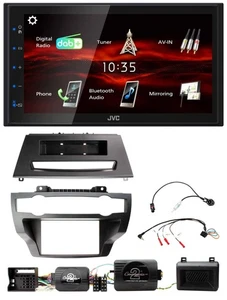 JVC USB Bluetooth Lenkrad DAB 2DIN Autoradio für BMW X5 X6 07-13 E70 E71 ohne Ve - Bild 1 von 11