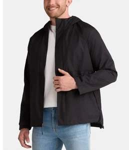 Ozark Trail Men's Rain Jacket with Hood Color Black Multiple Sizes New with Tag - Picture 1 of 8