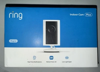 NEW RING Indoor Cam Plus - Retinal 2K - 4x Zoom (2025) - SEALED - Image 1 of 4