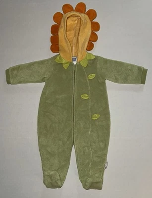 LITTLE ME BEBÉ NIÑA FLOR AMARILLA Y VERDE DISFRAZ HALLOWEEN 9M GIRASOL DURMIENTE Foto 1 de 4