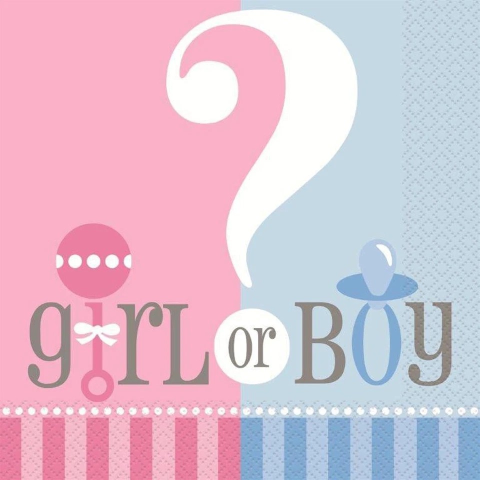 Gender Reveal Luncheon Napkins (20) - Image 1 of 1