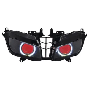 Conjunto de faros lámpara proyector ojo de diablo de ángel para Honda CBR600RR 2013-2018 - Imagen 1 de 13