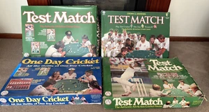 Rare! 4x Vintage 80s TEST MATCH & ONE DAY Cricket Games Freddie Truman WSC ACB - Picture 1 of 24