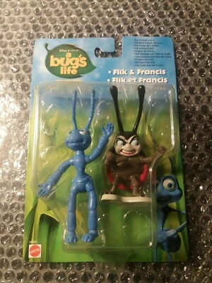 Disney pixar a bugs life flik & francis figures mattel - Image 1 of 2