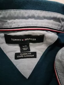 Polo Tommy Hilfiger uomo grande blu vestibilità classica casual manica corta * - Foto 1 di 11