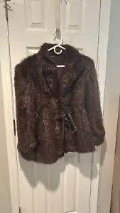 Vintage Industria Argentina Long Hair Beaver Jacket - Picture 1 of 8
