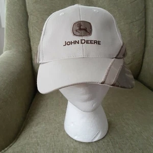 JOHN DEERE TAN CAMO HAT NOTHING RUNS LIKE A DEER ADJUSTABLE - Picture 1 of 8