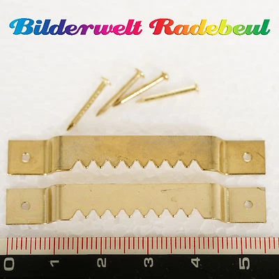 Bild-Aufhänger Zackenaufhänger für Gemälde, Bilderrahmen und Keilrahmen