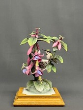 Royal Worcester Dorothy Doughty Ruby Throated Hummingbird Hen Figurine: Mint