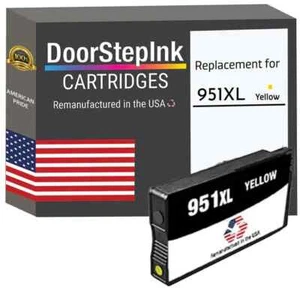 Cartucho de tinta compatible DoorStepInk para HP 951XL (CN048AN) amarillo-EE. UU. - Imagen 1 de 5