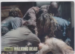 2014 The Waking Dead Season 3 Dog Tags Sticker Card #S17 OF 24 - Picture 1 of 1
