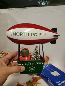 TARGET WONDERSHOP NORTH POLE BLIMP AIRSHIP CHRISTMAS VILLAGE ELF ON SHELF Prop - Picture 1 of 9