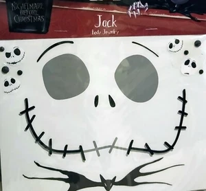 Jack Skellington Albtraum vor Weihnachten Körperschmuck - Bild 1 von 2