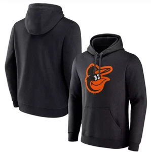 Baltimore Orioles Fanatics Branded Black Official Logo Pullover Hoodie - Picture 1 of 3