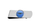 Stealth Bomber refc12 DOME on Silver Money Clip Holder personalise gift