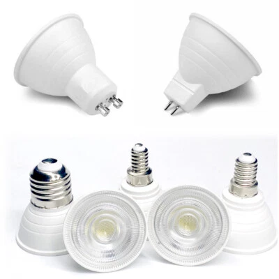 20pcs Dimmable 7W GU10 MR16 GU5.3 E27 E14 E12  COB LED Spotlight Bulbs Lamps - Image 1 of 4