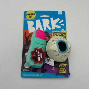 BARK Halloween Muttster Madness Spooky Body Part-y Favors Dog Plush Toy NEW - Picture 1 of 2