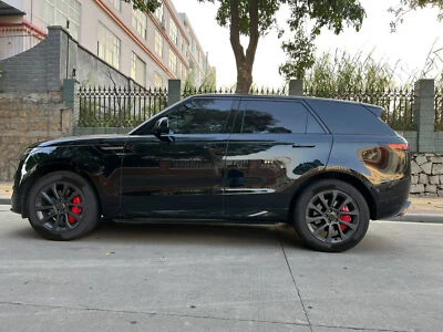 Powder-Coated Red Aluminum Caliper Covers 4Pcs For Land Rover /Range Rover - Image 1 of 4