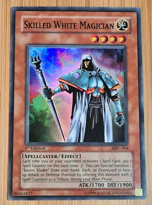 Skilled White Magician # MFC-064 Ultra Rare 1.Edition Magician's Force N.Mi-Mint - Bild 1 von 4