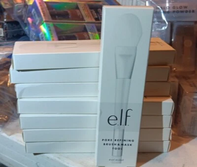Lote de 8 herramientas de cepillo y máscara de refinación de poros de doble extremo ELF Cosmetics selladas Foto 1 de 4
