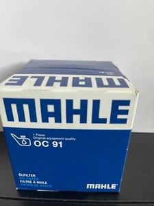 MAHLE OIL FILTER PREMIUM OC 91 - BMW K1, K75, K100 ETC - Picture 1 of 1