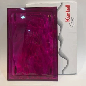 Kartell DUNE Design Mario Bellini Purple L Size 46cm x 32cm - Picture 1 of 7